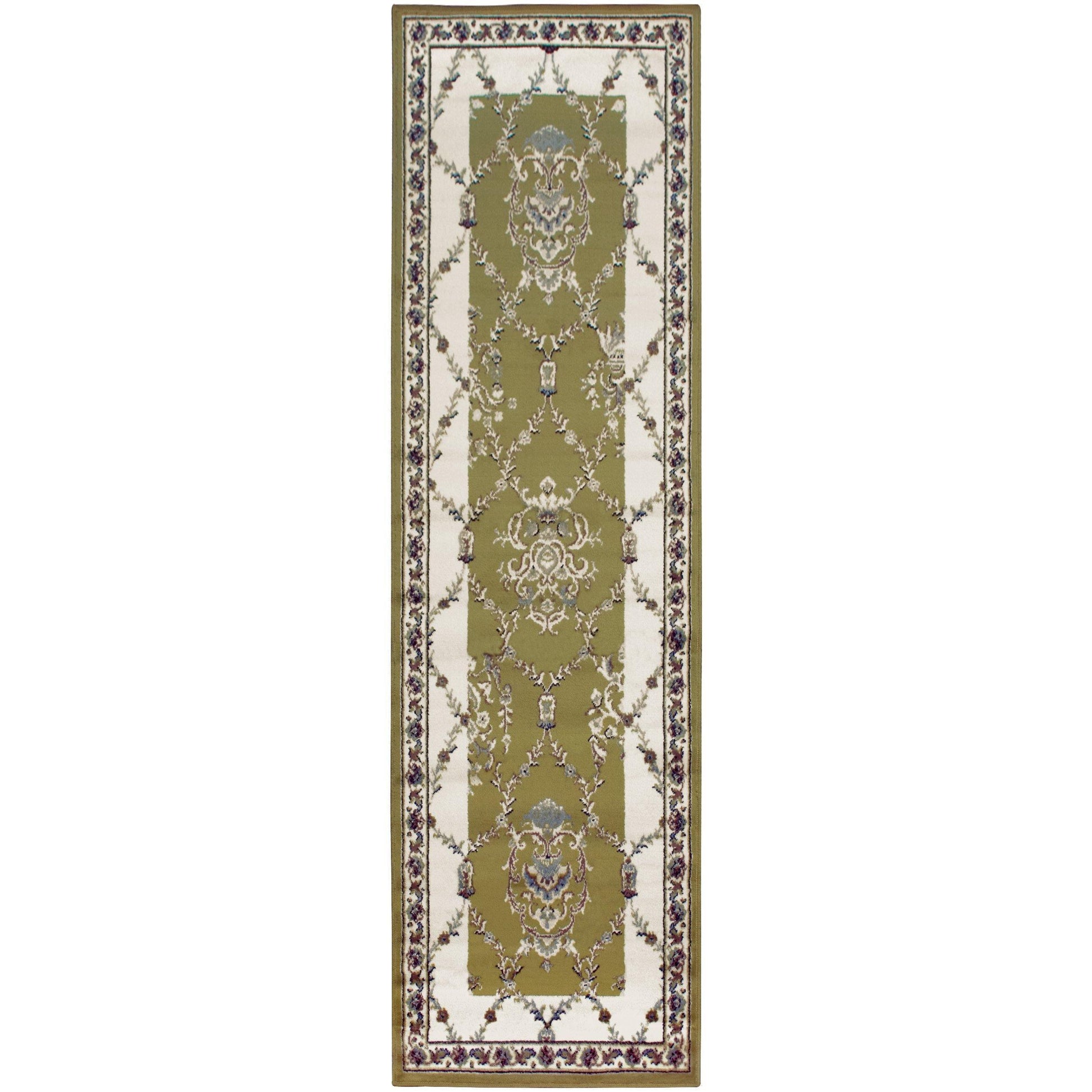 Stratton Vintage Floral Damask Rug FredCo