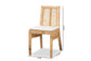 Suci Modern Bohemian Natural Brown Rattan 2-Piece Dining Chair Set FredCo