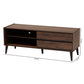 Suli Mid-Century Modern Walnut Brown Finished Wood TV Stand FredCo