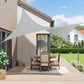 Sun Shade Sail Gray Rectangular 16ft x 12ft FredCo