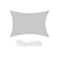 Sun Shade Sail Gray Rectangular 16ft x 12ft FredCo