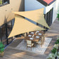 Sun Shade Sail Sand 12ft Beige Triangular FredCo