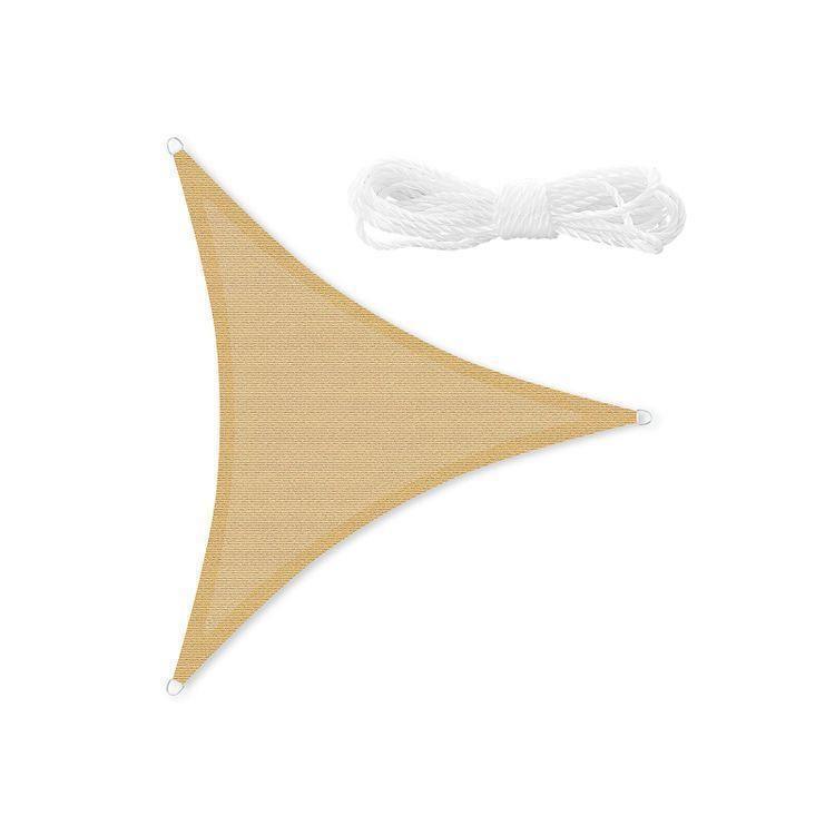 Sun Shade Sail Sand 12ft Beige Triangular FredCo