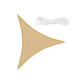 Sun Shade Sail Sand 12ft Beige Triangular FredCo