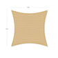Sun Shade Sail Sand 12ft x 12ft FredCo