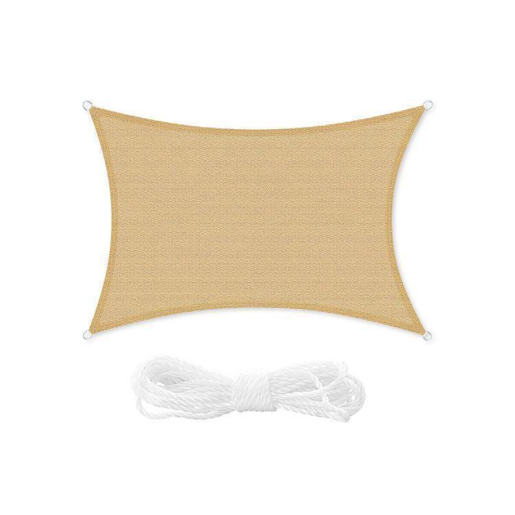 Sun Shade Sail Sand 12ft x 8ft FredCo