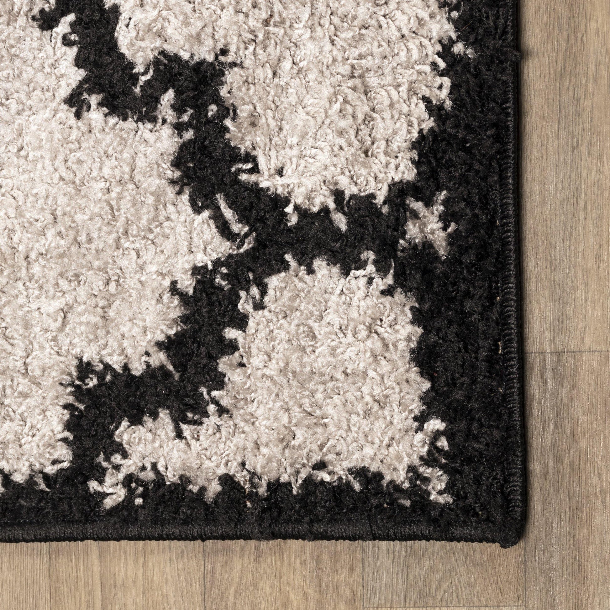 Superior Bengali Trellis Shag Area Rug FredCo