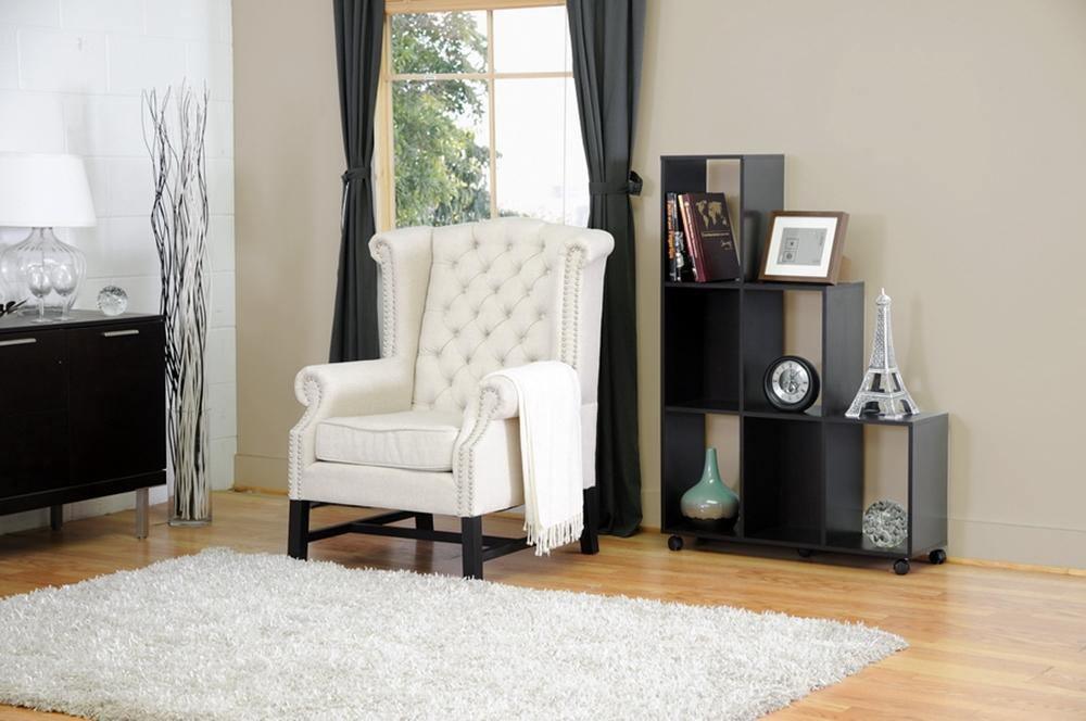 Sussex Beige Linen Club Chair FredCo