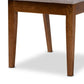 Suvi Modern and Contemporary Grey Fabric Upholstered and Walnut Brown Finished Wood 7-Piece Dining Set FredCo