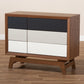 Svante Mid-Century Modern Multicolor Finished Wood 6-Drawer Chest FredCo