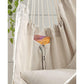 Swing Chair with 2 Cushions Beige FredCo