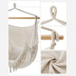Swing Chair with 2 Cushions Beige FredCo