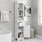 Tall Bathroom Cabinet, Freestanding Storage Cabinet with Drawer FredCo