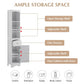 Tall Bathroom Cabinet, Freestanding Storage Cabinet with Drawer FredCo