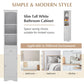 Tall Bathroom Cabinet, Freestanding Storage Cabinet with Drawer FredCo