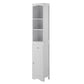 Tall Bathroom Cabinet, Freestanding Storage Cabinet with Drawer FredCo