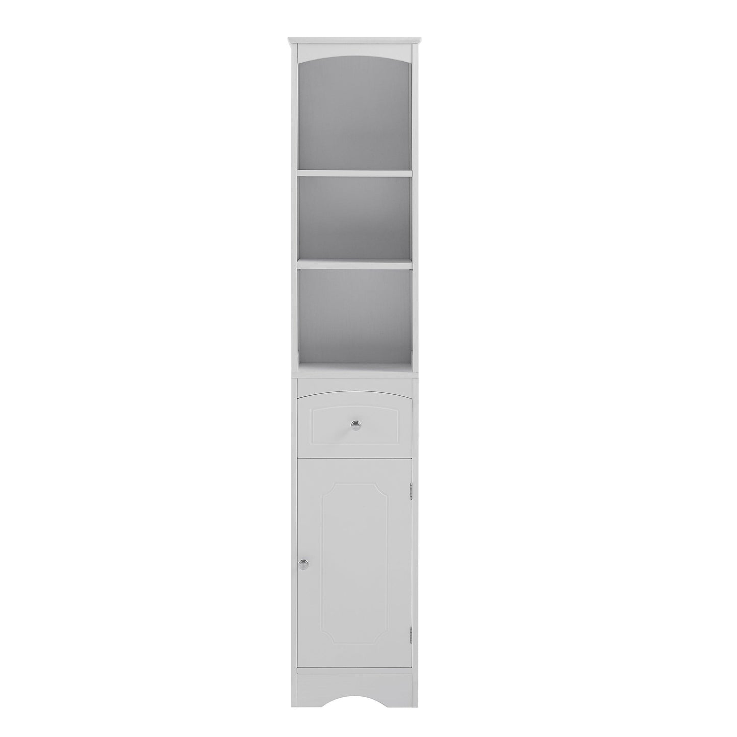 Tall Bathroom Cabinet, Freestanding Storage Cabinet with Drawer FredCo