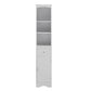 Tall Bathroom Cabinet, Freestanding Storage Cabinet with Drawer FredCo