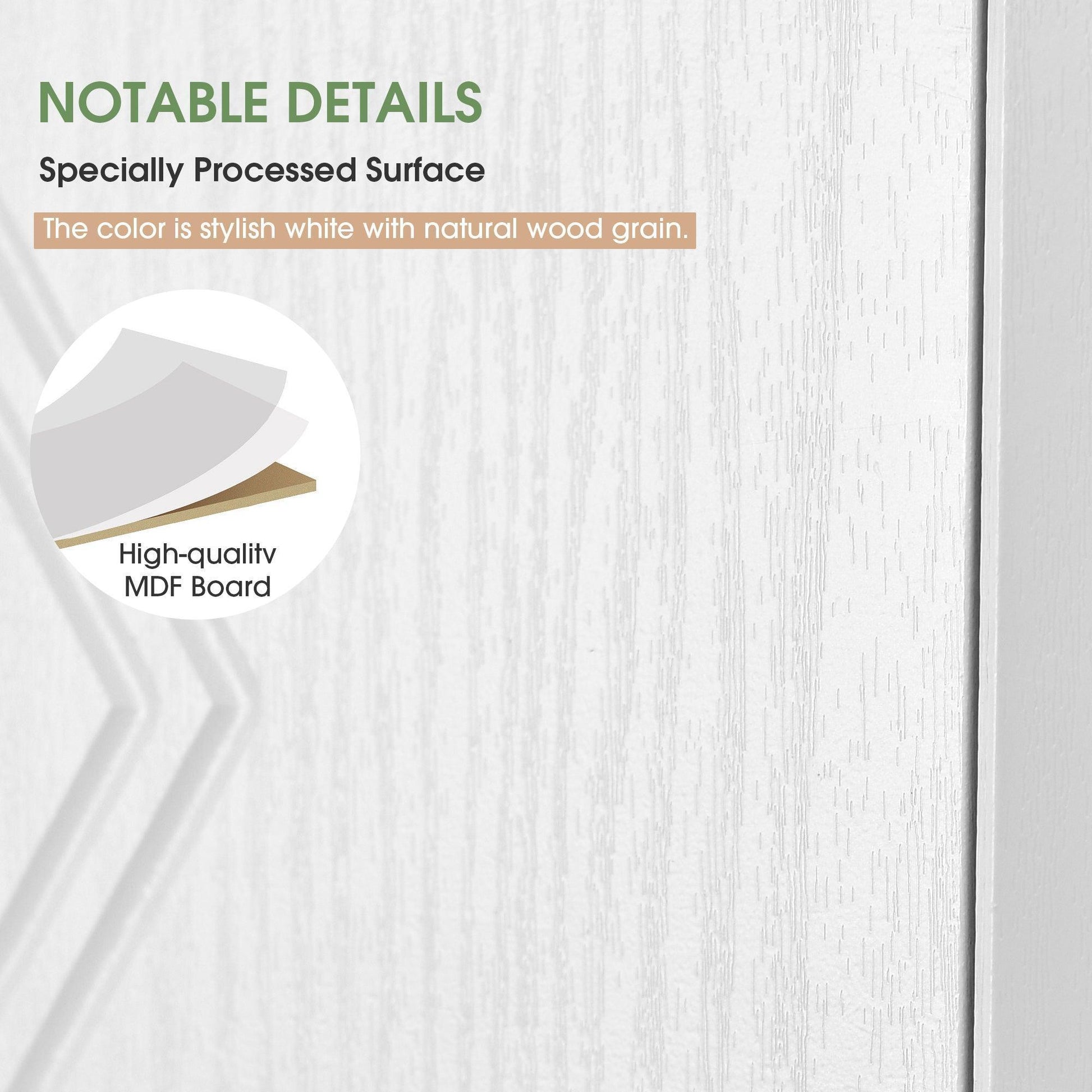 Tall Bathroom Corner Cabinet, 5 Shelves White FredCo