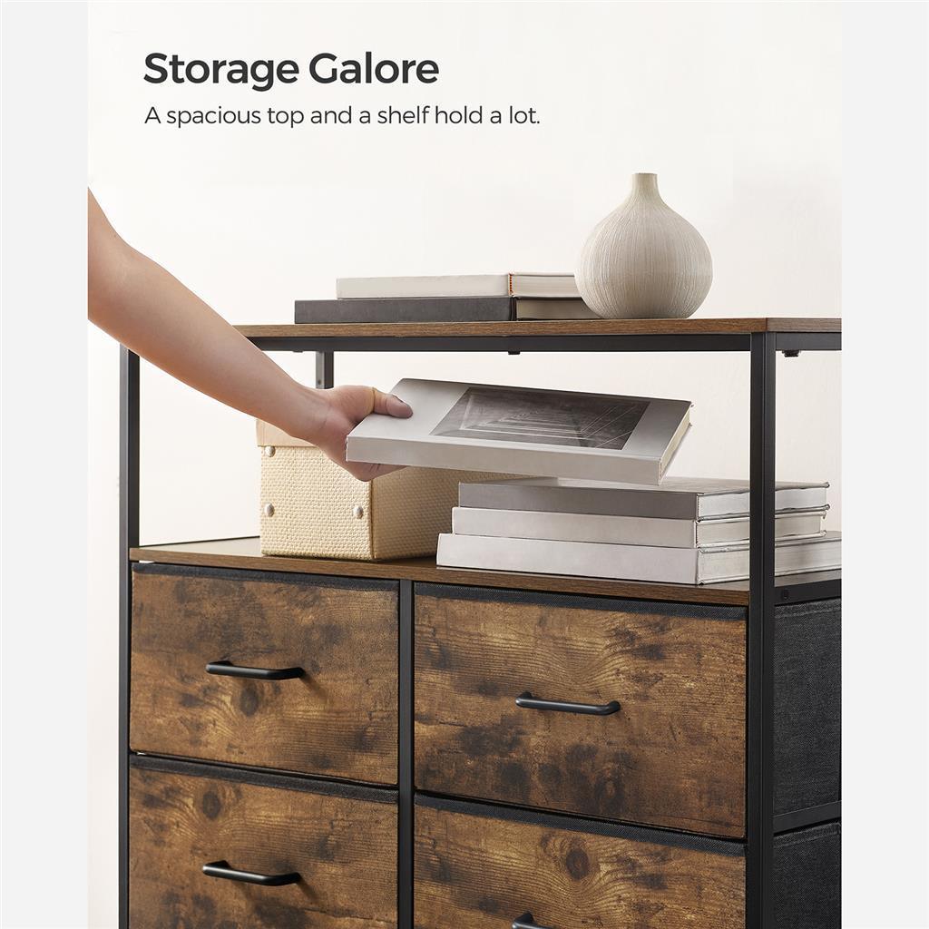 Tall Dresser 8 Drawers FredCo