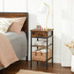 Tall Nightstand with Drawer and Shelves FredCo