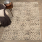 Tamara Mid-Century Contemporary Floral Damask Rug FredCo