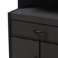 Tannis Modern and Contemporary Dark Grey Finished Kitchen Cabinet FredCo