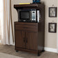 Tannis Modern and Contemporary Dark Walnut Finished Kitchen Cabinet FredCo