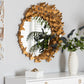 Tauriel Modern Glam and Luxe Antique Goldleaf Metal Butterfly Accent Wall Mirror FredCo