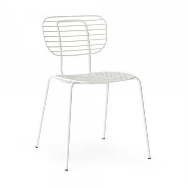 Taylor Metal Side Chair CHMS020 WHITE 30 Inches FredCo