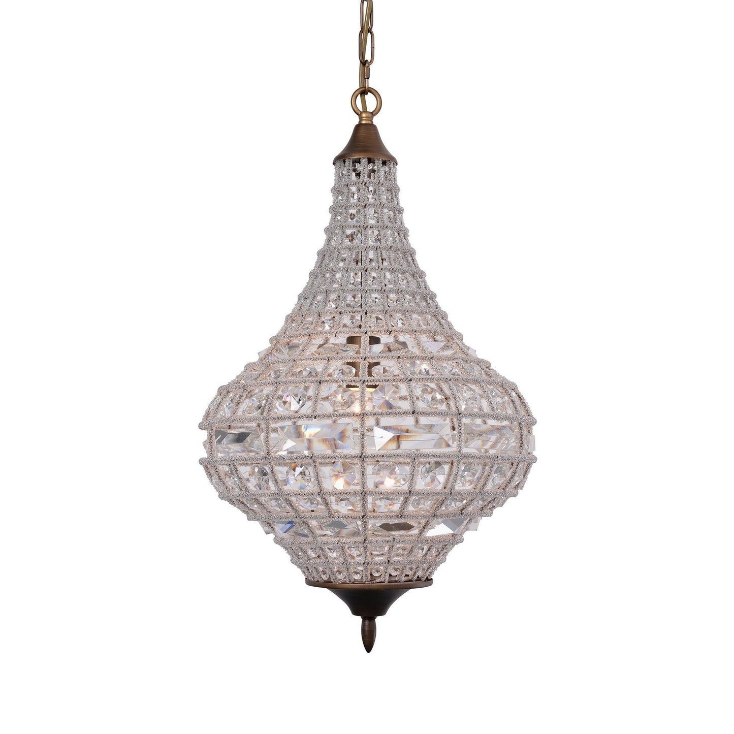 Teardrop Pendant Chandelier ZD7348-S1ARS FredCo