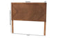 Terrian Classic and Traditional Ash Walnut Finished Wood Queen Size Headboard FredCo