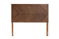 Terrian Classic and Traditional Ash Walnut Finished Wood Queen Size Headboard FredCo