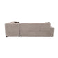Tess L-shape Sleeper Sectional Grey 500727 Coaster FredCo