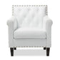 Thalassa White Modern Arm Chair FredCo