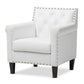Thalassa White Modern Arm Chair FredCo