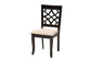 Thea Modern Beige Fabric and Dark Brown Finished Wood 5-Piece Dining Set FredCo