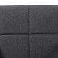 Theresa Mid-Century Modern Dark Grey Fabric Upholstered and Walnut Brown Finished Wood 5-Piece Dining Set FredCo