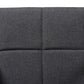 Theresa Mid-Century Modern Dark Grey Fabric Upholstered and Walnut Brown Finished Wood Living Room Accent Chair (Set of 2) FredCo