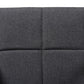 Theresa Mid-Century Modern Dark Grey Fabric Upholstered and Walnut Brown Finished Wood Living Room Accent Chair (Set of 2) FredCo