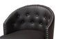 Theron Mid-Century Transitional Dark Brown Faux Leather and Espresso Brown Finished Wood 2-Piece Swivel Counter Stool Set FredCo