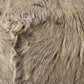 Tibetan Goat Fur Ottoman ZTGP-light grey FredCo