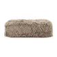 Tibetan Lamb Fur Bench ZTBP-light grey FredCo