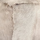 Tibetan Light Grey Goat Fur Pouf ZGFC-light grey FredCo