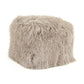 Tibetan Light Grey Lamb Fur Pillow ZTLFC-light grey FredCo