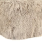 Tibetan Light Grey Lamb Fur Pillow ZTLFC-light grey FredCo
