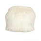 Tibetan White Lamb Fur Pillow ZTLFC-white FredCo