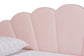 Timila Modern and Contemporary Light Pink Velvet Fabric Upholstered Queen Size Daybed FredCo
