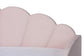 Timila Modern and Contemporary Light Pink Velvet Fabric Upholstered Queen Size Daybed with Trundle FredCo