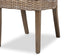 Toby Modern Bohemian Grey Rattan 2-Piece Dining Chair Set FredCo